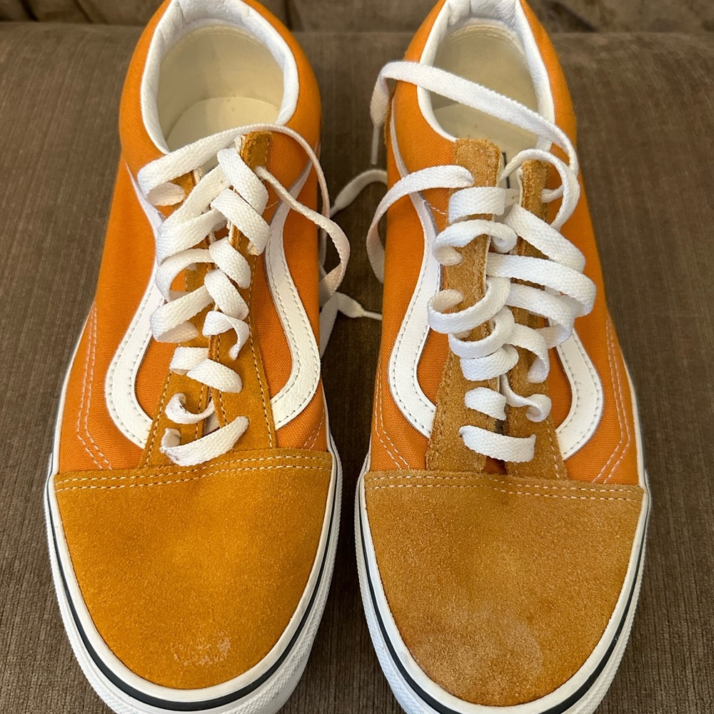 Orange Old Skool Vans
